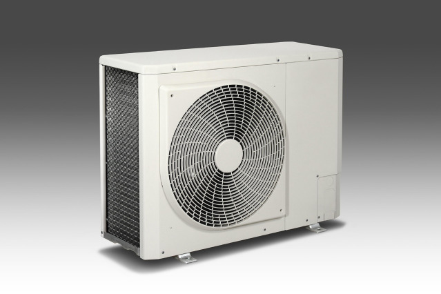 air conditioner condenser unit outdoors